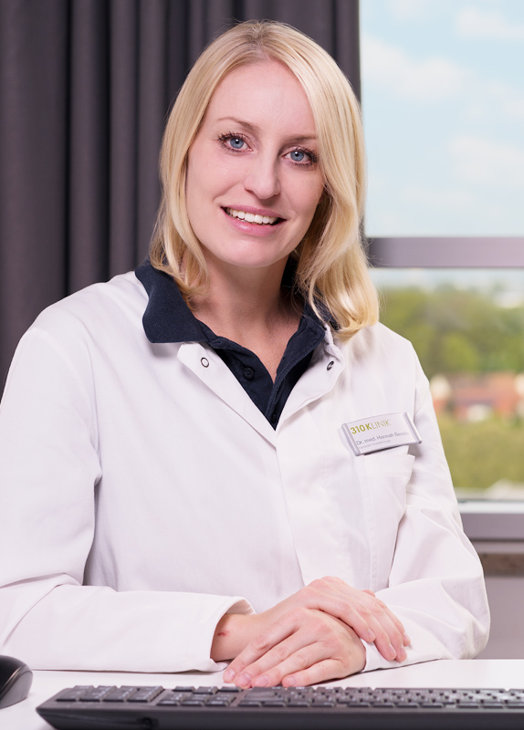 Dr. med. Hannah Bender, Oberärztin der Abteilung für Allgemein- und Viszeralchirurgie
